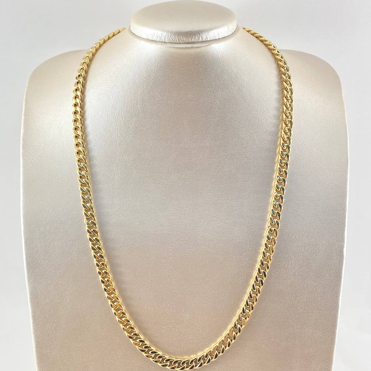 Cadena Cubana 14.3gr / 60cm / +1 Oro 18K