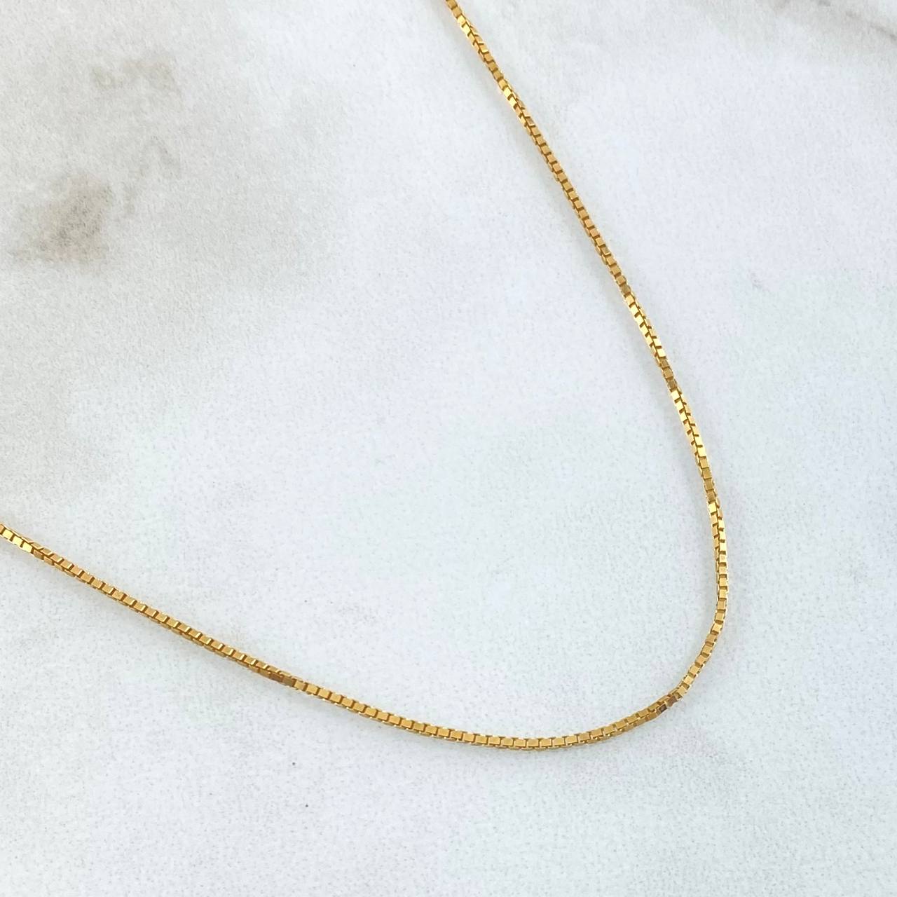 Venetian Chain 3.4gr / 23.6in / +3 18K Gold