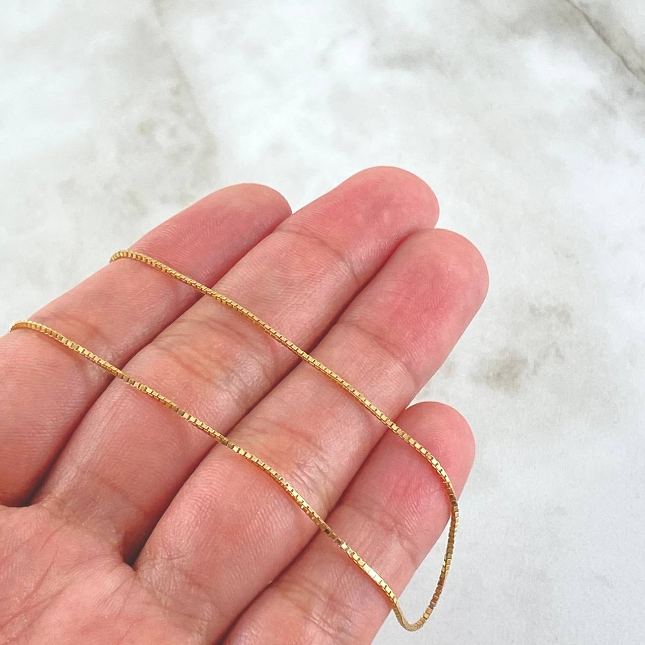 Venetian Chain 3.4gr / 23.6in / +3 18K Gold