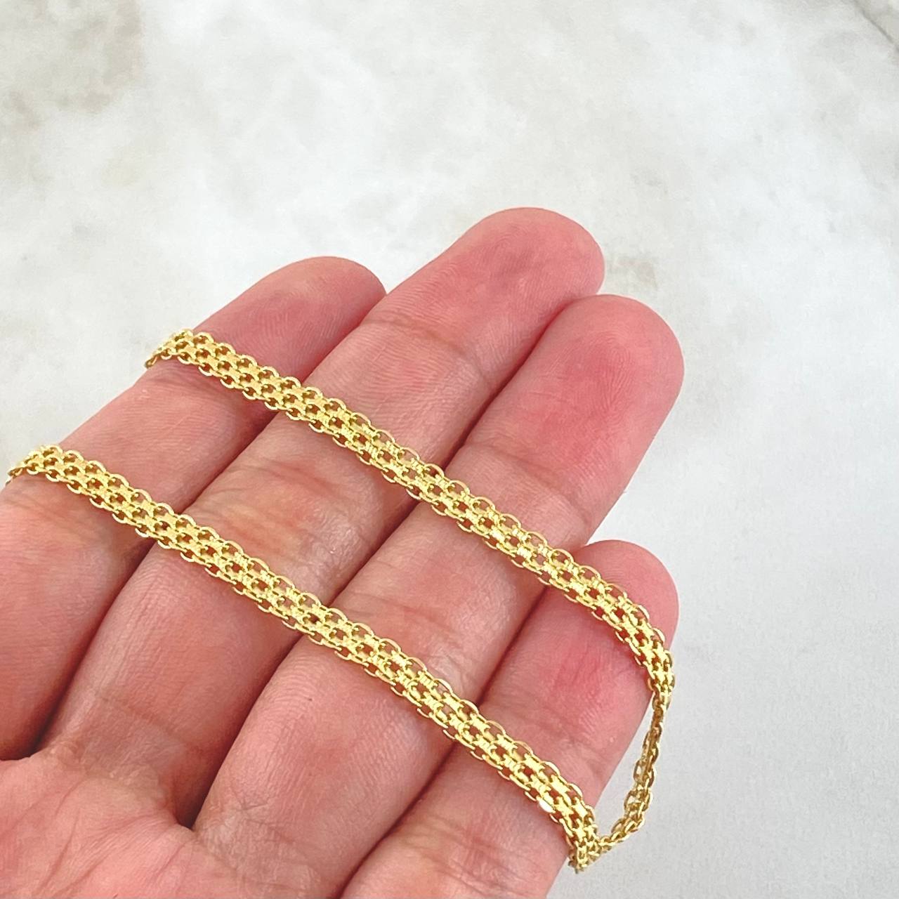 Bismark Chain 10.35gr / 19.7in / +1 18K Gold