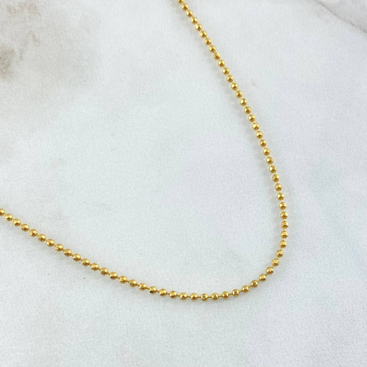 Military Chain 4.9gr / 23.6in / +3 18K Gold