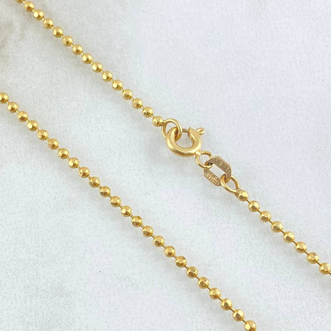 Military Chain 4.9gr / 23.6in / +3 18K Gold