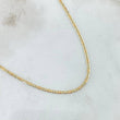 Flat Anchor Chain 1.8gr / 15.7in / +3 18K Gold