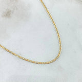Flat Anchor Chain 1.8gr / 15.7in / +3 18K Gold