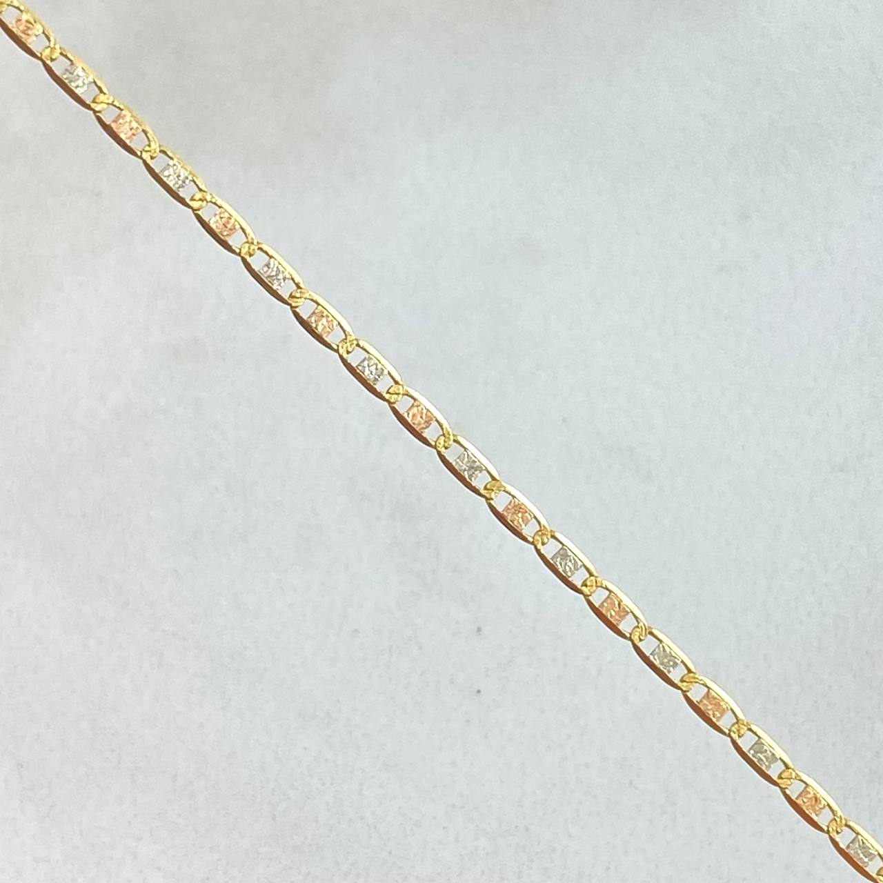 Flat Anchor Chain 1.8gr / 15.7in / +3 18K Gold