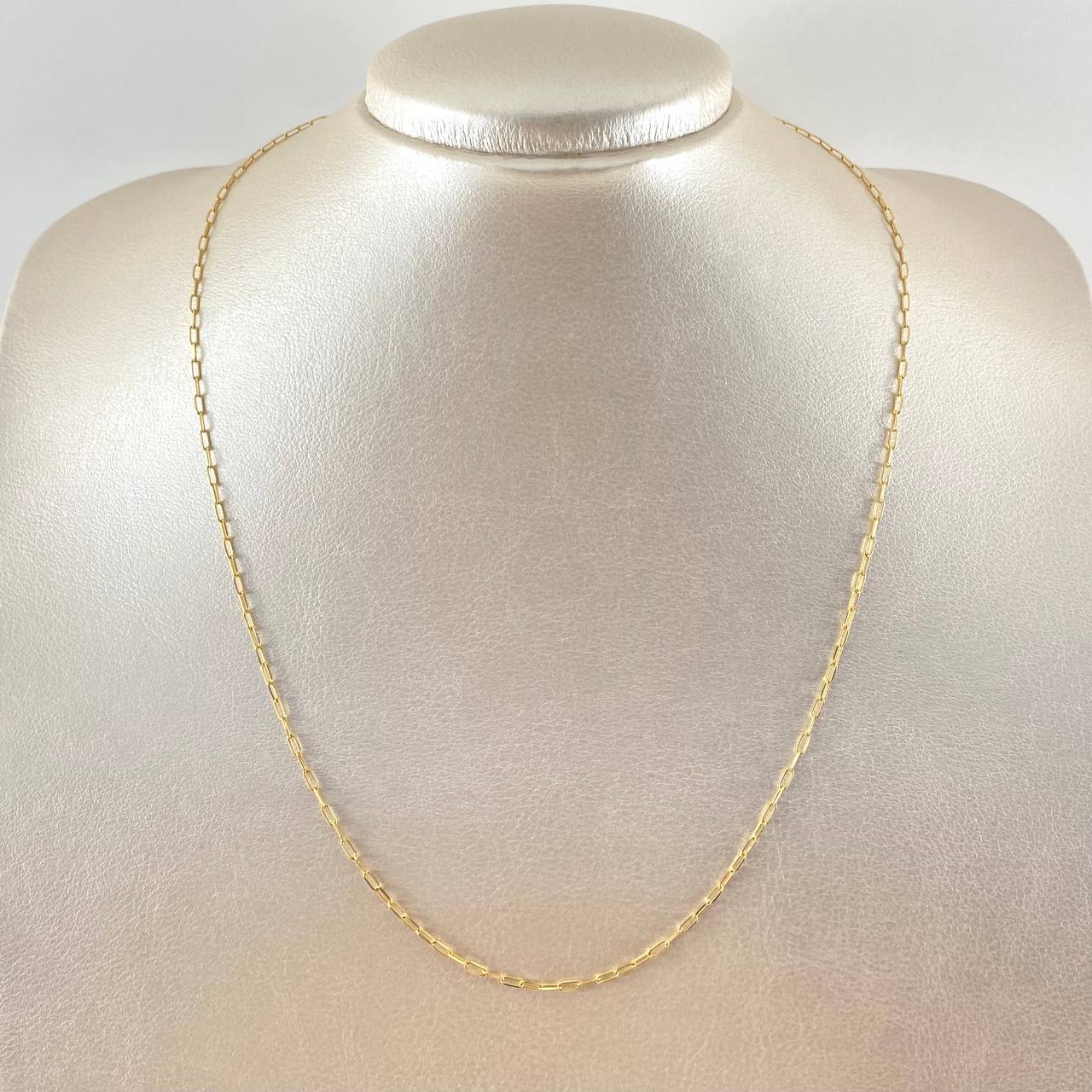 Paperclip Chain 2.25gr / 19.7in / +3 18K Gold