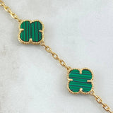 Bracelet Classic Link Clover 10gr / 7.1in / Nac.Esp. 18K Gold