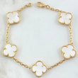 Bracelet Clover 11gr / 7.1in / Nac.Esp. 18K Gold