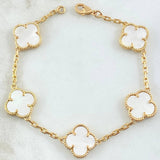 Bracelet Clover 11gr / 7.1in / Nac.Esp. 18K Gold