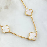 Cadena Aro Seguido Trebol 28gr / 60cm / Nac.Esp. Oro 18K ©
