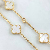 Cadena Aro Seguido Trebol 28gr / 60cm / Nac.Esp. Oro 18K ©