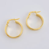 Candongas Fabi 1.75 g / 3/4 in Oro Amarillo 18K