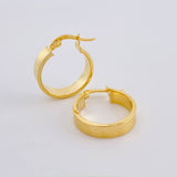 Candongas Fabi 1.75 g / 3/4 in Oro Amarillo 18K