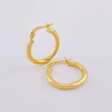 Candongas Jass 1.65 g / 1/2 in Oro Amarillo 18K