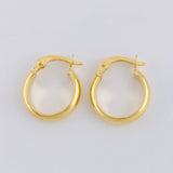 Hoop Earrings Gera 1.1 g / 1/2 in 18K Yellow Gold
