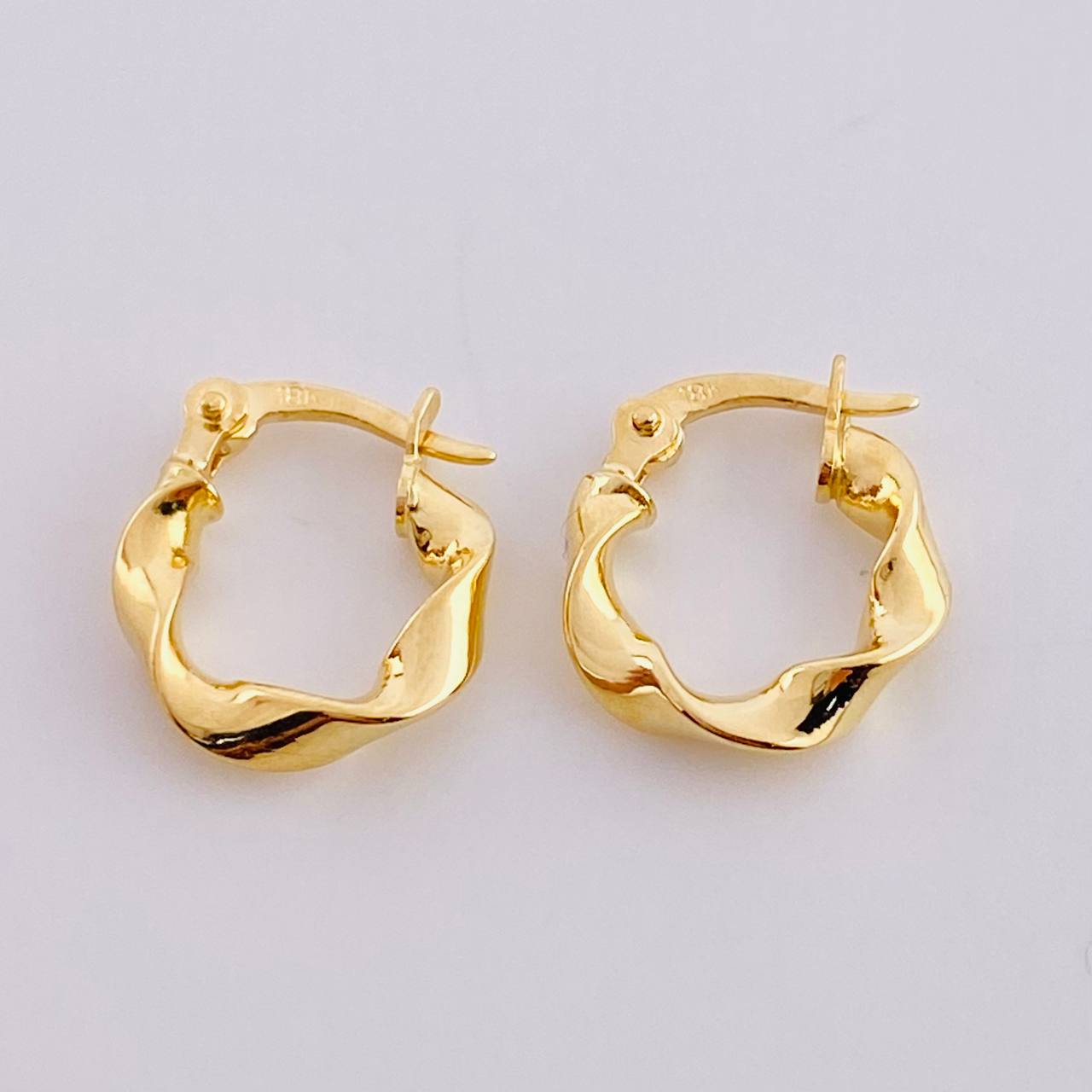 Candongas Demi 1 g / 1/2 in Oro Amarillo 18K