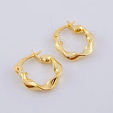 Candongas Demi 1 g / 1/2 in Oro Amarillo 18K