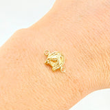Herraje Herradura Caballo 1.05 g / 3/4 in Oro Amarillo 18K