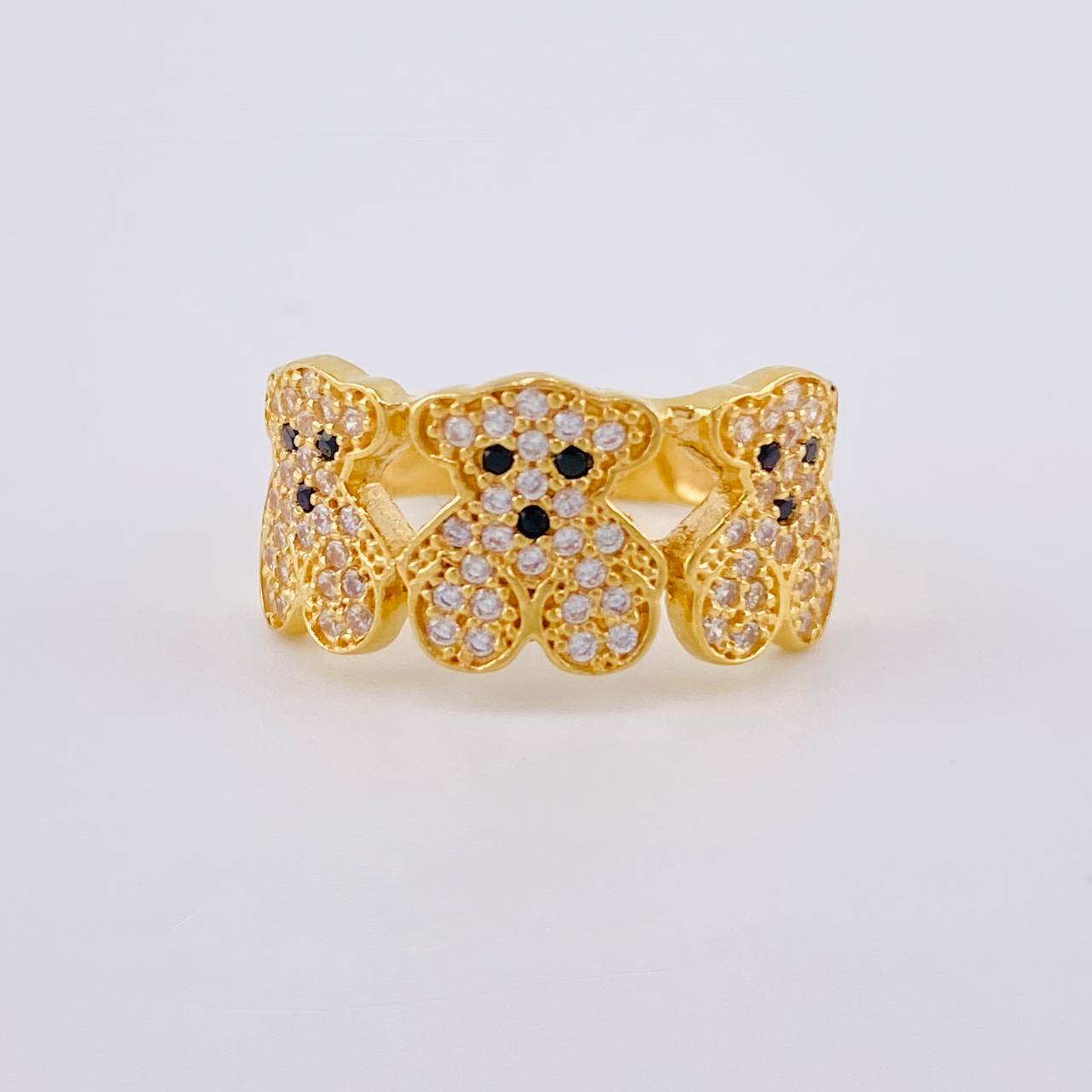 Anillo Oso Ts  3.6 g / T6 3/4 Oro Amarillo 18K
