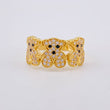 Anillo Oso Ts  3.6 g / T6 3/4 Oro Amarillo 18K