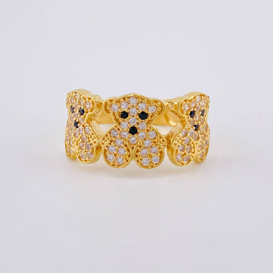 Bear Ring Ts 3.6 g / T6 3/4 Yellow Gold 18K