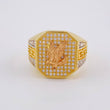 Anillo Marco Aguila Encadenada  9.35 g / T9 1/2 Tres Oros 18K