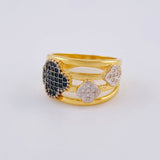 Pathway Clover Ring 4.95 g / T5 1/2 Two Yellow White Gold 18K