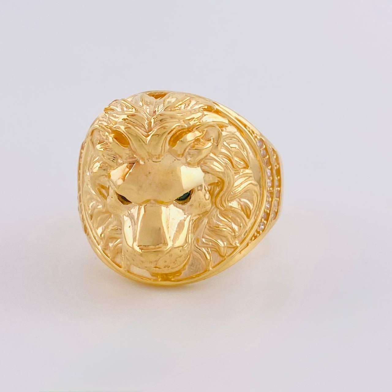 Lion Ring 13.75 g / T10 1/4 Yellow Gold 18K