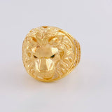 Lion Ring 13.75 g / T10 1/4 Yellow Gold 18K