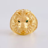 Lion Ring 13.75 g / T10 1/4 Yellow Gold 18K