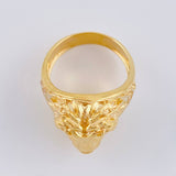Lion Ring 13.75 g / T10 1/4 Yellow Gold 18K