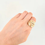 Lion Ring 13.75 g / T10 1/4 Yellow Gold 18K