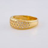 Royal Hexagon Ring 5.1 g / T7 3/4 18K Yellow Gold