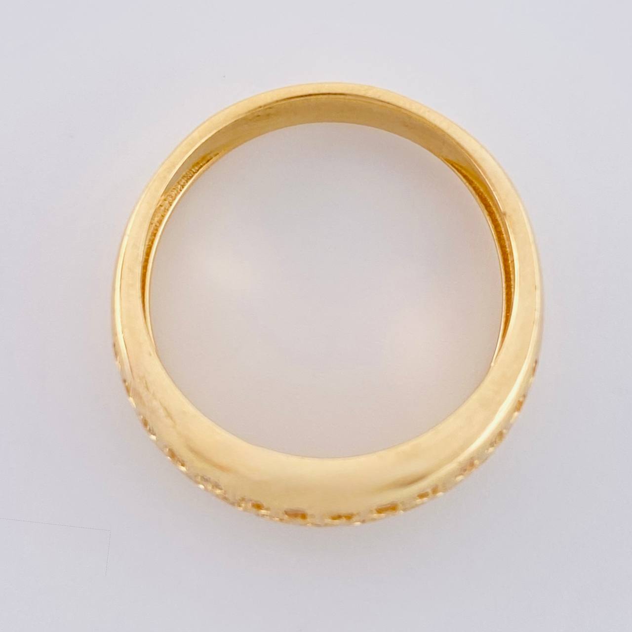 Royal Hexagon Ring 5.1 g / T7 3/4 18K Yellow Gold