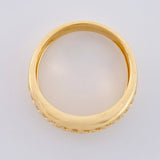 Royal Hexagon Ring 5.1 g / T7 3/4 18K Yellow Gold