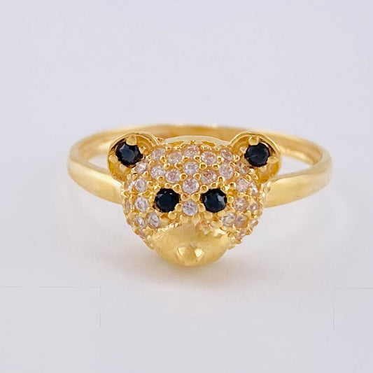 Anillo Cara De Oso 2.2 g / T6 1/4 Oro Amarillo 18K