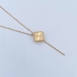 Cadena Aro Seguido Trebol  Diamantado 5.3gr / 60cm / 1mm Graduable Oro Amarillo +3 18K &