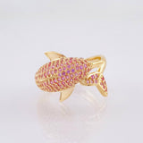 Anillo Delfin 6.3gr / T6 3/4 / Oro Amarillo 18K ©