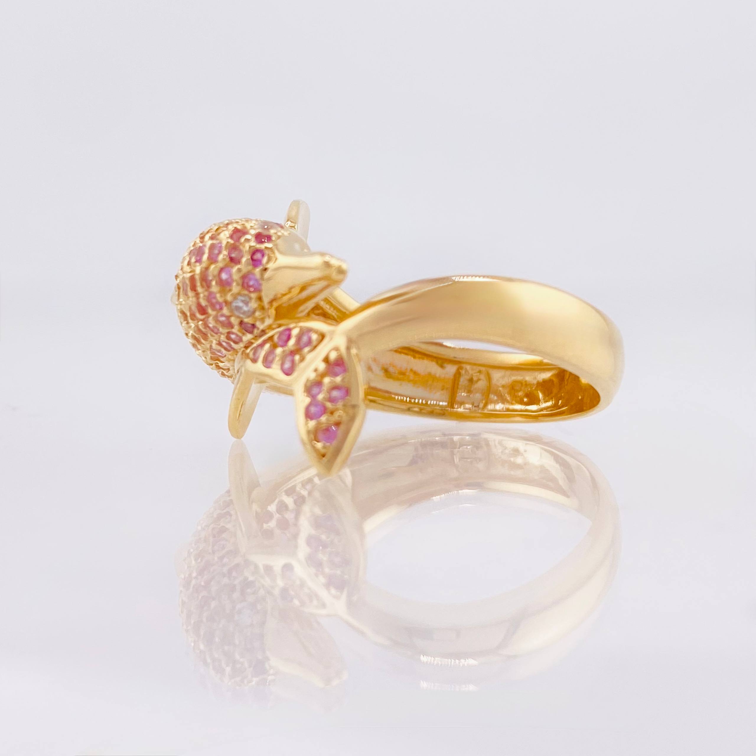 Anillo Delfin 6.3gr / T6 3/4 / Oro Amarillo 18K ©