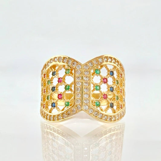 Ring Filigree Corset 4.2gr / T7 / Yellow Gold 18K ©