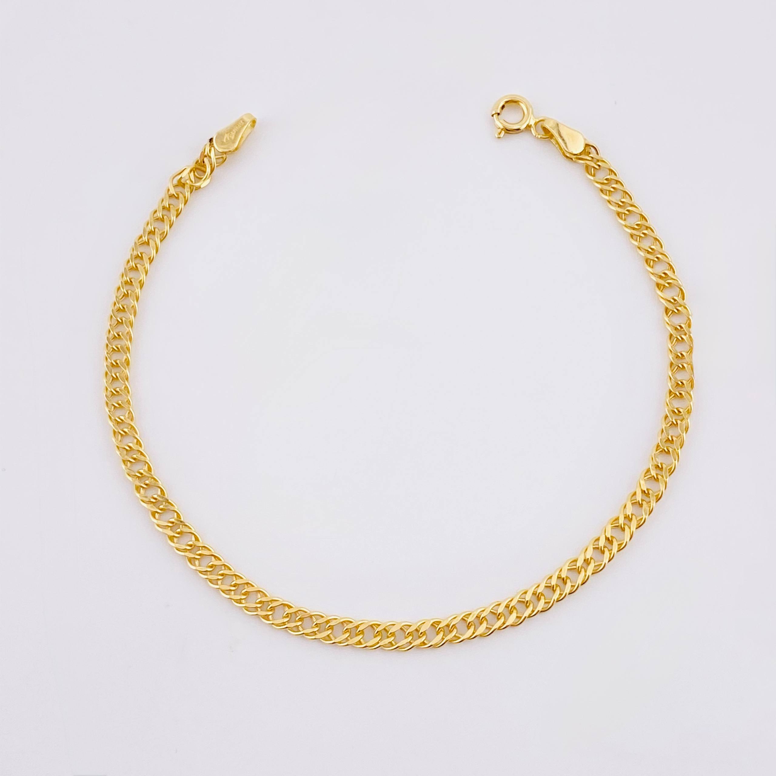 Pulso Garibaldi 1.8gr / 7 in / 3.2mm Oro Amarillo +3 18K *