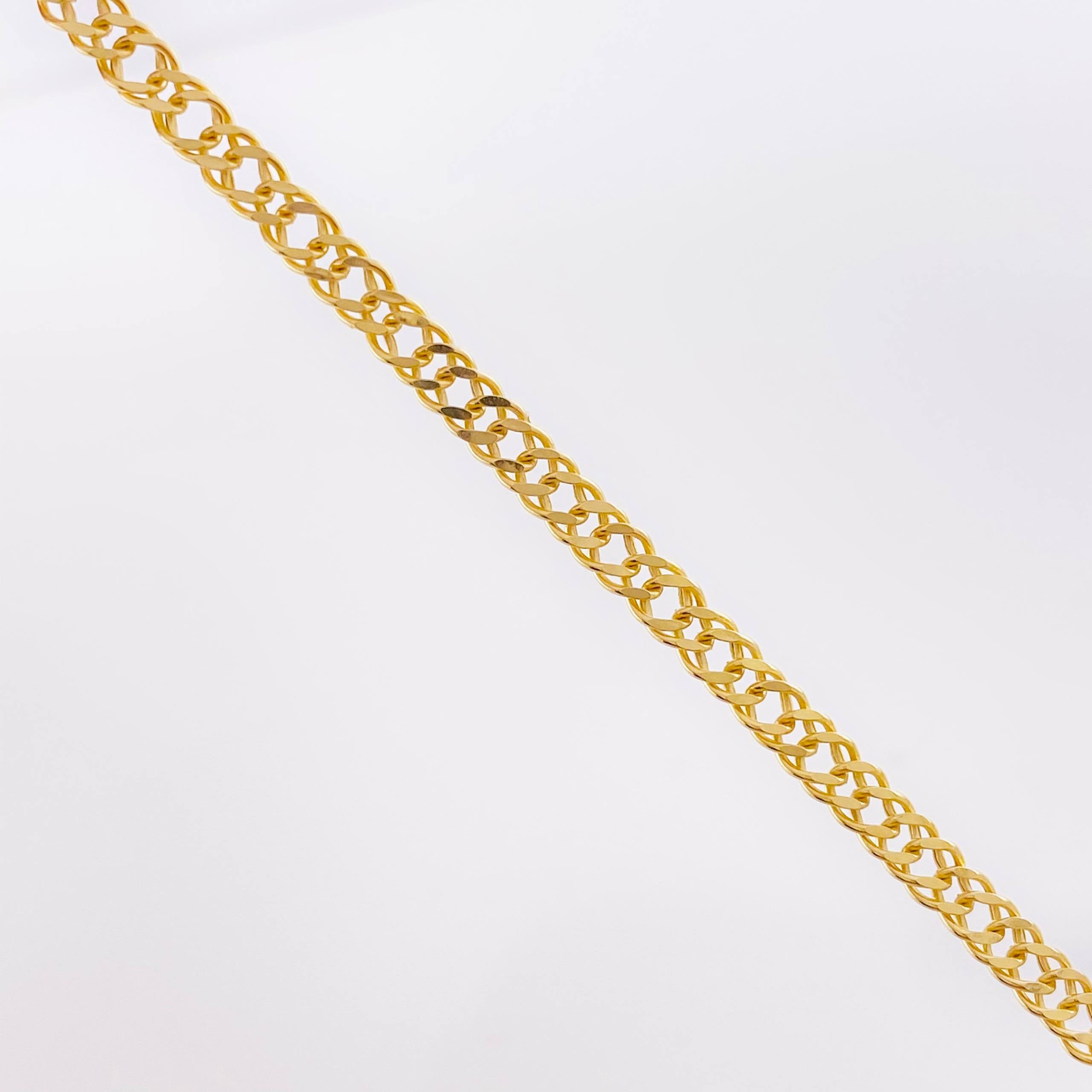 Pulso Garibaldi 1.8gr / 7 in / 3.2mm Oro Amarillo +3 18K *