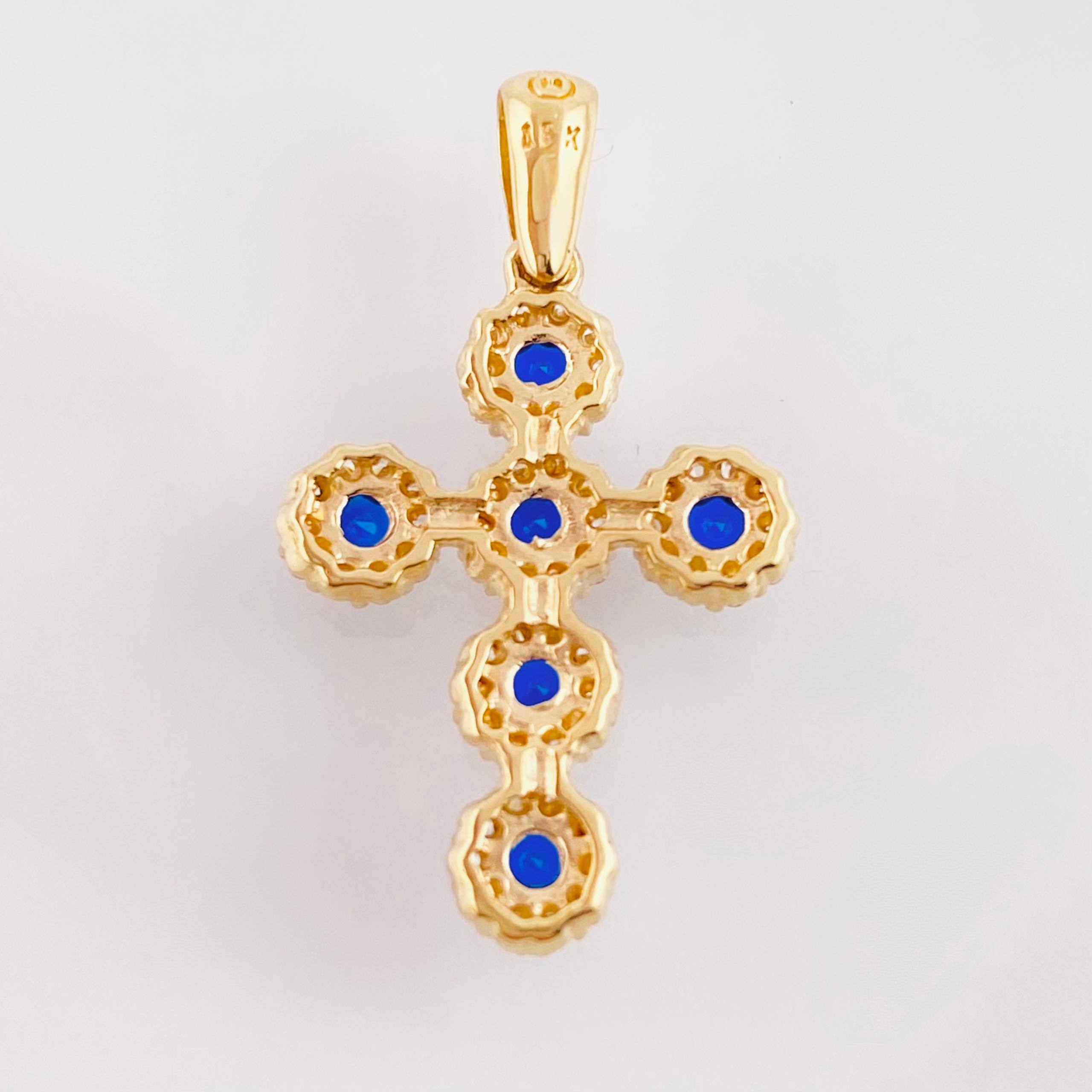 Dije Cruz Tupida 2.15gr / 1 in / Oro Amarillo 18K ©