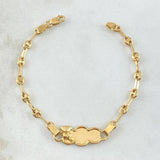 Bracelet Baby GC Cloud Embroidered Bear 2.15gr / 3.2cm-14cm / 18K Yellow Gold