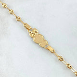 Bracelet Baby GC Cloud Embroidered Bear 2.15gr / 3.2cm-14cm / 18K Yellow Gold