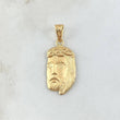 Pendant Jesus Face 2.1gr / 3.5cm / Matte 18K Yellow Gold ©
