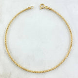 Bracelet Cord 1.55gr / 19cm / 1.6mm Yellow Gold +3 18K ©