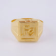 Anillo Sello Fe 3.2g / T11 1/4 Oro Amarillo 18K