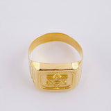 Star of David Signet Ring 3.45g / T9 3/4 18K Yellow Gold