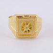 Cardinal Star Signet Ring 3.2g / T10 1/4 Yellow Gold 18K